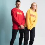 Red & Yellow couples sweatshirts