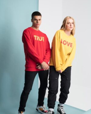 Red & Yellow couples sweatshirts