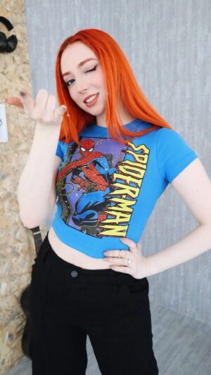 Blue Spider-Man Crop