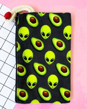 Avocado Alien Pencil Case