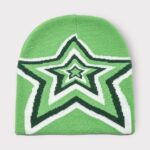 Green Nested Stars Beanie