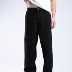 Striped Black Baggy Jeans
