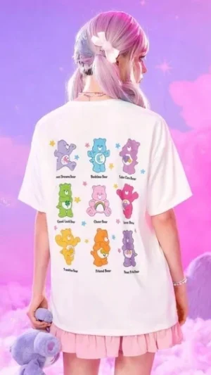 Bears Back Printed Oversized Unisex Tshirt