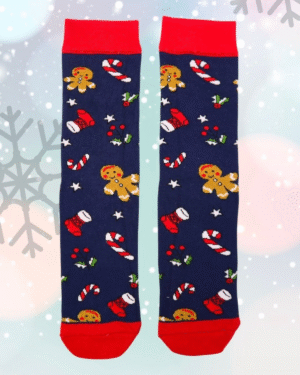 Navy Blue Candies Socks