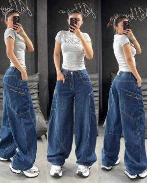 Baggy Blue Streetwear Jeans