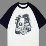 4832174379.png Brand is Calling Blacck Oversized Raglan Unisex Tshirt
