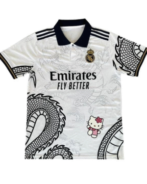 Black Dragon Real Madrid X Hello Kitty Oversized  Unisex Jersey