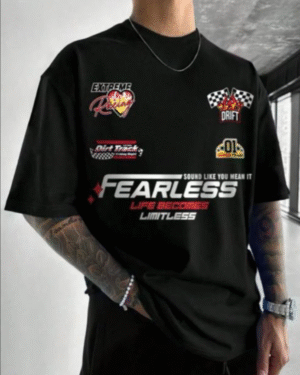 Fearless Racing Oversized Unisex Tshirt