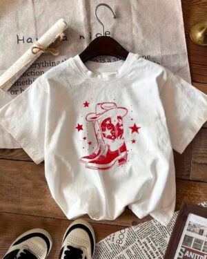 Cowboy Boots Oversized Unisex Tshirt