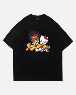 Bruno Mars & Hello Kitty Oversized Unisex Tshirt