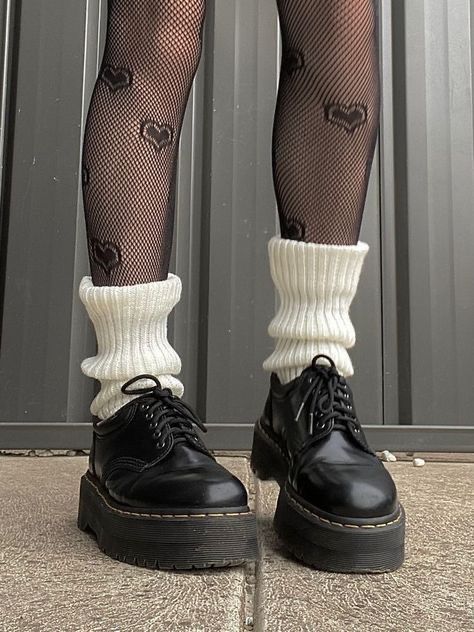 Black Matte Quad Low Platform Doc Martens Shoes