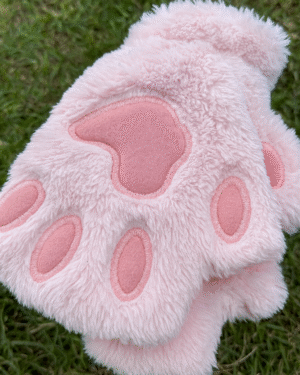 Half Finger Cat Paw Gloves