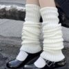 Basic White Leg Warmers