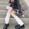 Basic White Leg Warmers