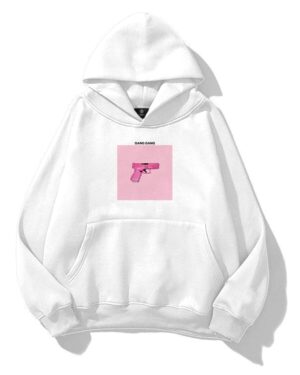 Gang Ganf White Extra Oversized Hoodie