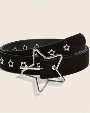 Unisex Belt with Star Buckle