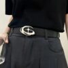 Unisex Y2K Punk Star Buckle Belt