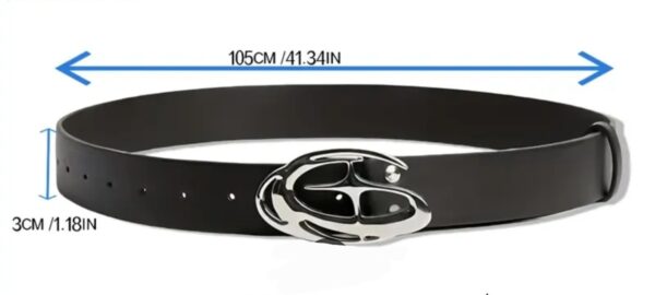Unisex Y2K Punk Star Buckle Belt