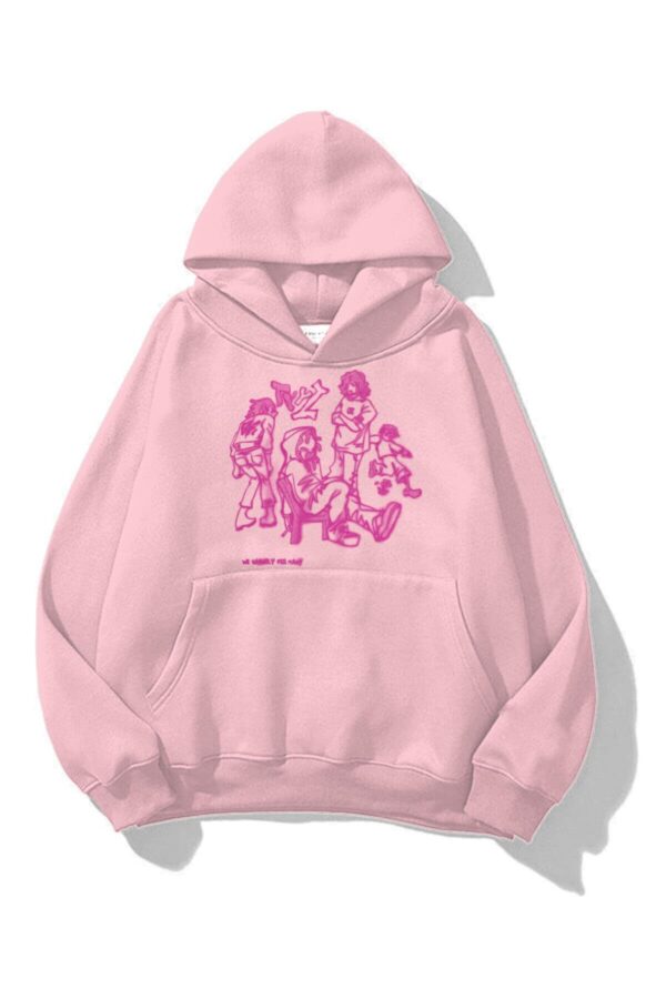 TYYZ Pink Extra Oversized Hoodie