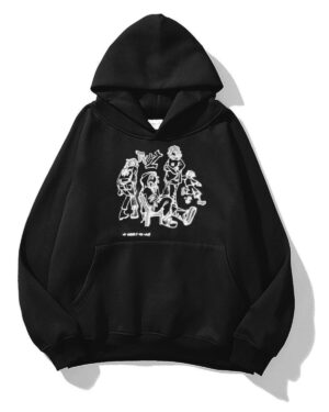 TYYZ Black Extra Oversized Hoodie