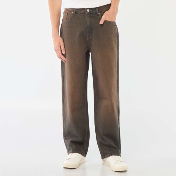 Baggy Brown Tinted Jeans