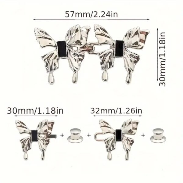 Butterfly Button Adjuster for Pants Waist Tightener