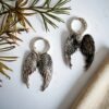 2Pcs Angel Wings Buckles For Boots Big Size