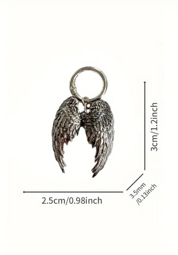 2Pcs Angel Wings Buckles For Boots Small Size