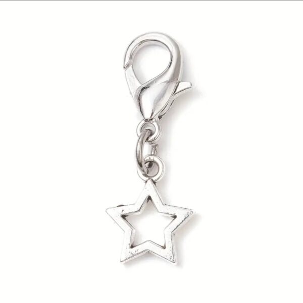 2 Pcs Star Pendant Buckles for Shoes and Bags
