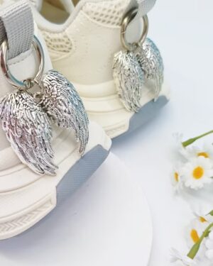 2Pcs Angel Wings Buckles For Boots Small Size