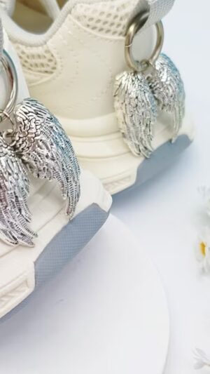 2Pcs Angel Wings Buckles For Boots Small Size