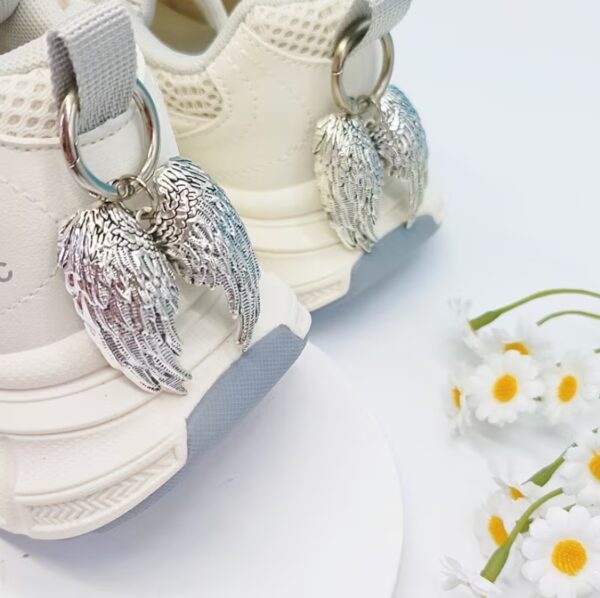 2Pcs Angel Wings Buckles For Boots Small Size