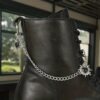 2Pcs Heart Pendant Chains For Shoes  and Boots