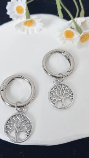 2Pcs Tree Of Life Buckles for boots and shoes