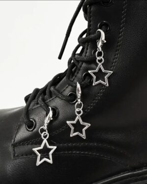 2 Pcs Star Pendant Buckles for Shoes and Bags