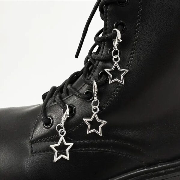 2 Pcs Star Pendant Buckles for Shoes and Bags