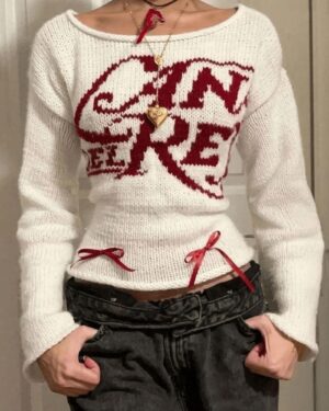 Lana Del Rey Ribboned Sweater