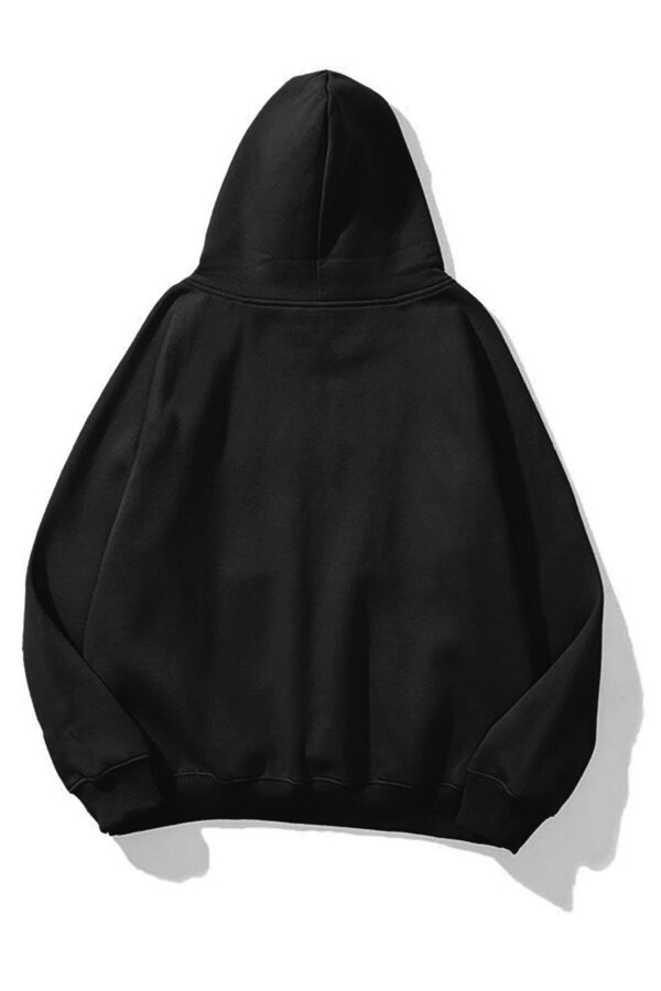 Madness Never Ends Black Extra Oversized Hoodie