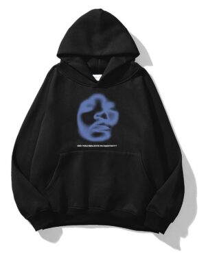 Destiny Black Extra Oversized Hoodie