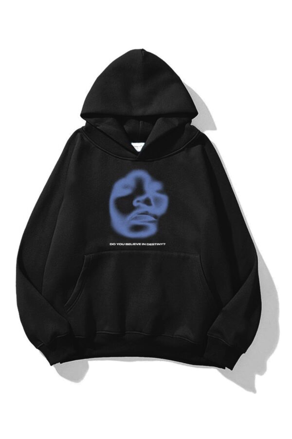 Destiny Black Extra Oversized Hoodie
