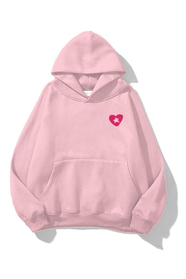 Just Enjoy Pink Extra Oversized Hoodie