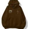 Look Mom Brown Extra Oversized Hoodie