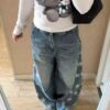 Washed Stars Baggy Jeans