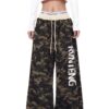 Camo Baggy Unisex 3 Threads Jogger