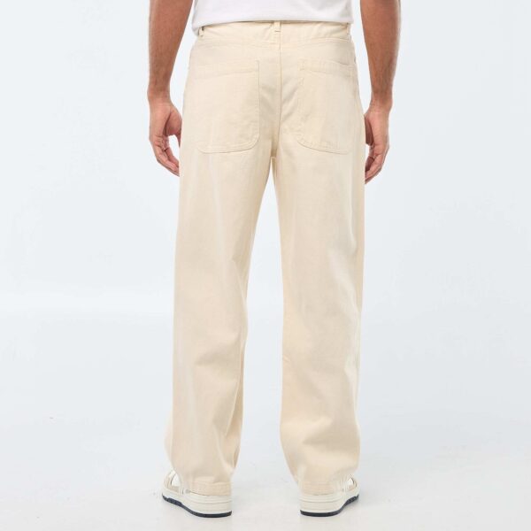 Beige Relaxed Fit Jeans