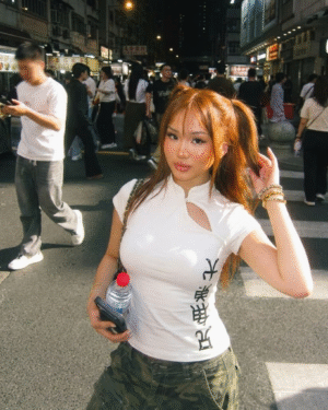 White Qipao Vintage Short Sleeve Crop