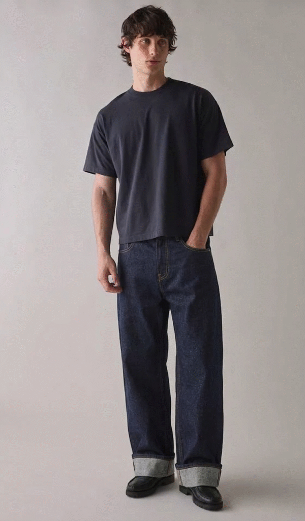 Dark Blue Relaxed Fit Jeans