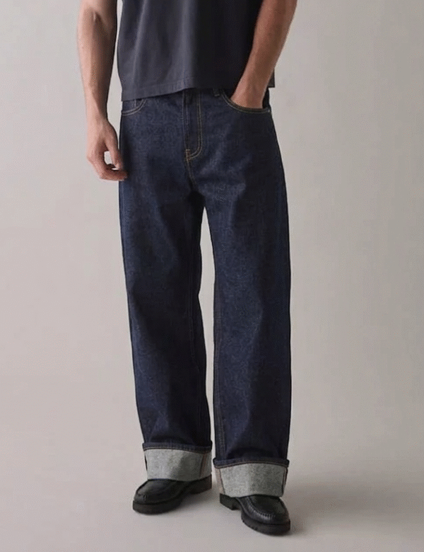 Dark Blue Relaxed Fit Jeans