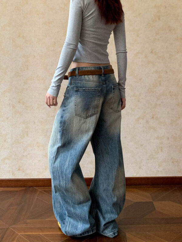Retro Vintage Dirty Jeans