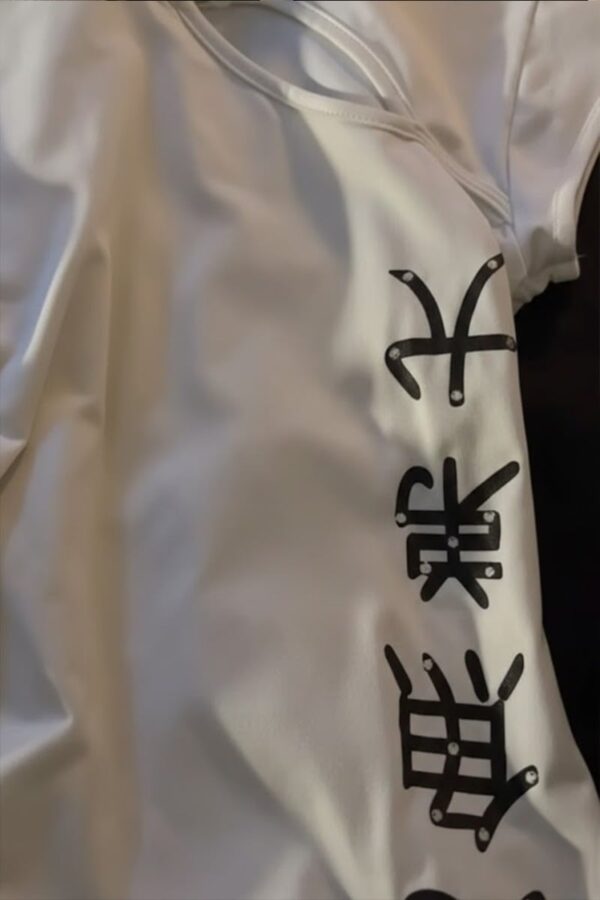 White Qipao Vintage Short Sleeve Crop